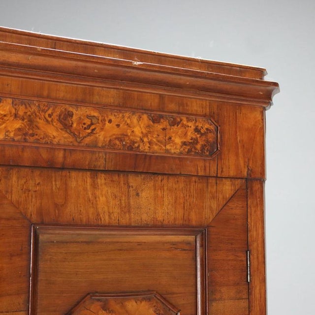 Umbertino Wardrobe in Walnut and Walnut Burl For Sale - Image 3 of 12