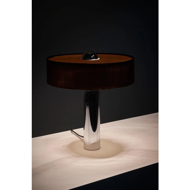 Mid-Century Modern Chrome Table Lamp attributed to Cosack, Germany, 1960s For Sale - Image 9 of 13