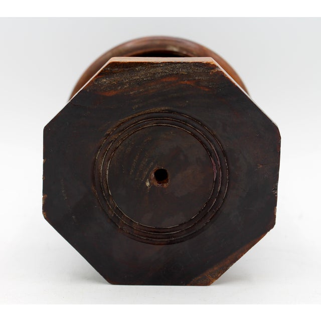 English Mid-19th Century English Turned & Carved Treen Twine Holder Box For Sale - Image 3 of 4