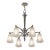 French Art Deco Chandelier by Degue 1930 France For Sale