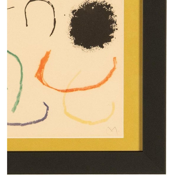 Original Signed & Numbered Surrealist Color Lithograph Obra Inèdita Recent VIII by Joan Miró, 1964 For Sale In Portland, OR - Image 6 of 15