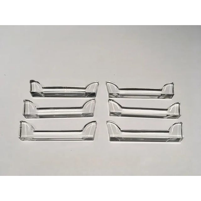 Mid-19th Century Crystal Knife Rests, Set of 6 For Sale - Image 3 of 8