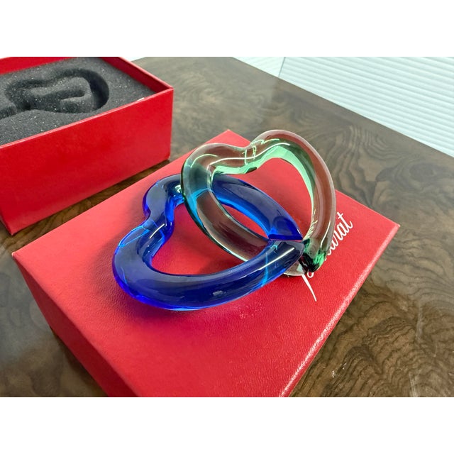 Baccarat Linking Hearts + Box For Sale In San Francisco - Image 6 of 12