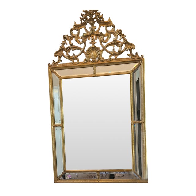 Brass and Glass Entry/Sofa Table For Sale