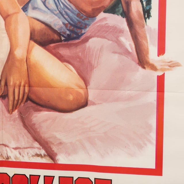 White Vintage Italian Film Poster in Paper, 1973 For Sale - Image 8 of 18
