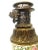 Early 20th Century Antique Asian Chinoiserie Style Hand Painted Porcelain and Bronze Oil Lamps Converted to Electric - a Pair For Sale - Image 12 of 13