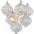 Modern Julie Neill for Visual Comfort Signature Caselli 15" Sconce in Burnished Silver Leaf with Clear Glass For Sale - Image 3 of 11