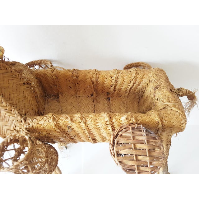 Donkey Plant Stand on Wheels, 1950s For Sale - Image 6 of 12