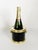 Elegant French ice bucket by Lancel, dating from the 1970s. The cylindrical body features a sophisticated black finish...