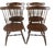 Windsor Chairs by Nichols & Stones, American, 1960, Set of 4 For Sale