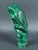Green Late 20th Century Handcarved Malachite Solid Stone Frog Sculpture For Sale - Image 8 of 12