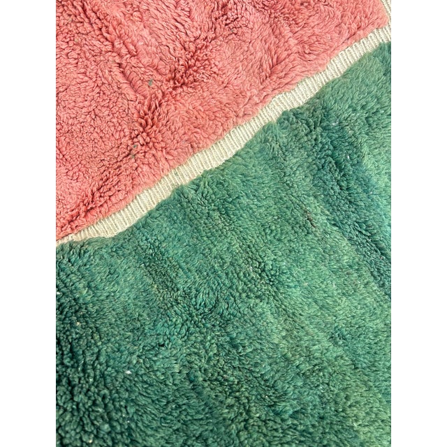 Moroccan Handwoven Abstract Wool Rug, 2010s For Sale - Image 4 of 10