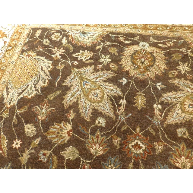 Hand Knotted Indo Oushak Rug. 8'x 9'7" For Sale In Los Angeles - Image 6 of 18