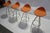 Metal Onda Swivel Kitchen Stools by Jesús Gasca for Stua in Orange - Pair For Sale - Image 7 of 17