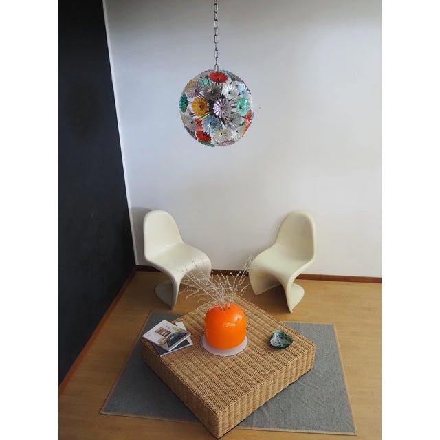 Vintage Sputnik Italian Crystal Chandelier, 1990 For Sale - Image 14 of 17