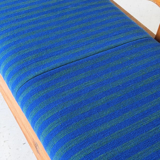Mid-Century Modern Primitive Swedish Pine Bench For Sale - Image 3 of 9
