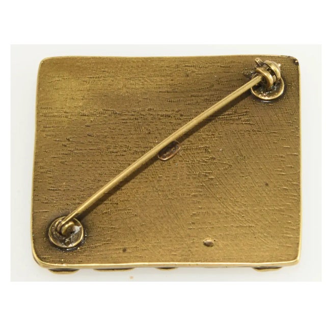 Etruscan Revival Chanel Etruscan Revival Brooch With Original Box For Sale - Image 3 of 5