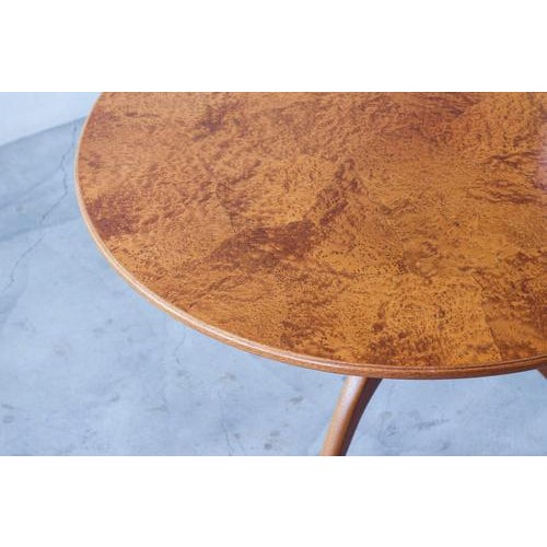 1940s Alder Wood Entry Table by Carl Malmsten For Sale - Image 5 of 14