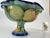 Mid 20th Century Fruit Bowl Footed Ceramic, Santa Rosa, Majolica Style, Vantage Mexican Pottery For Sale - Image 11 of 15