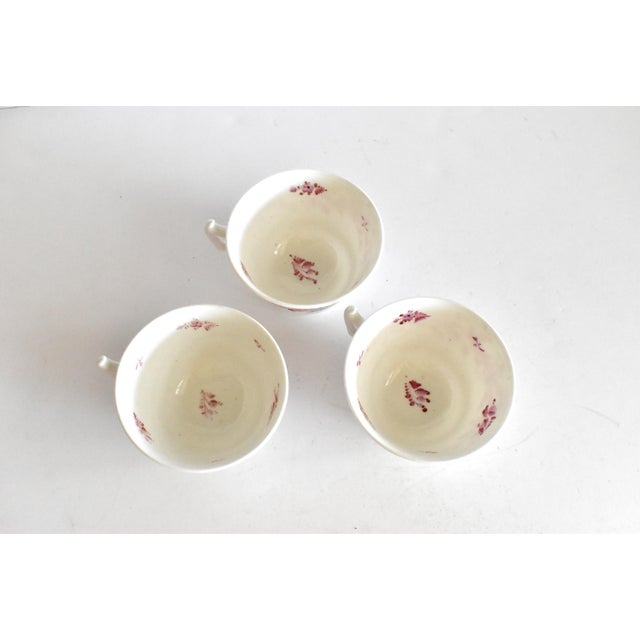 Collection of Georgian Famille Rose Tea Cups - Set of 6 For Sale - Image 12 of 13