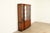 Kittinger Kittinger Georgian Carved Mahogany Lighted Breakfront Bookcase Cabinet, Circa 1960s For Sale - Image 4 of 11