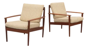 PJ56 Armchair by Grete Jalk for Poul Jeppesen 1960s