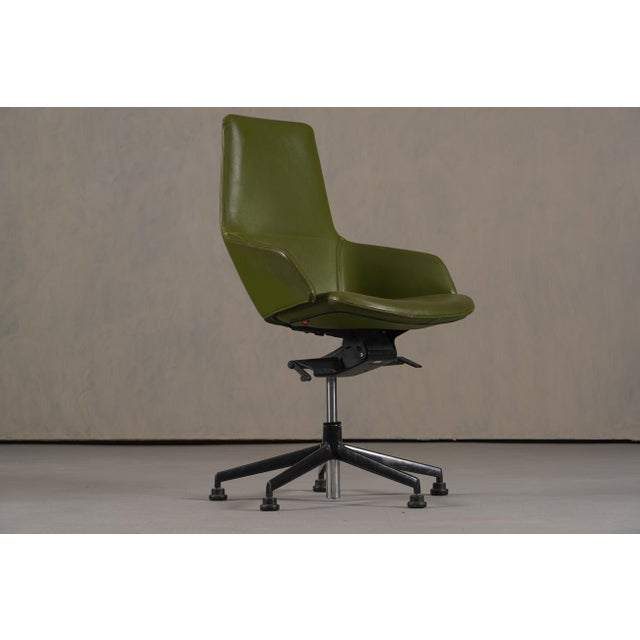 Leather Aston Office Chair from Arper, Italy, 2000s For Sale - Image 10 of 15