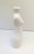 Modern contemporary ceramic vase in shape of a nude woman Creamy white glaze No mark of maker Excellent condition B38