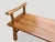 Andrianna Shamaris Midcentury Couture Teak Wood Bench with Arms For Sale - Image 17 of 18