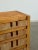Minimalism 1970s Artisanal Reclaimed Wood Quad-Drawer Accent Chest For Sale - Image 3 of 11