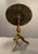English Miniature Brass Tilt-Top Games Table & Light Reflector For Sale - Image 3 of 7
