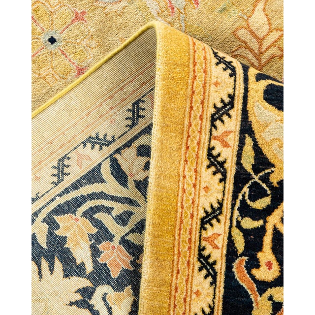 Mogul, One-of-a-Kind Hand-Knotted Area Rug - Green, 6' 3" x 8' 10" For Sale In New York - Image 6 of 8