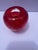 Glass 1994 Hand-Signed Richard Blenko Ruby Red Glass Apple Paperweight - Model #882 For Sale - Image 7 of 12