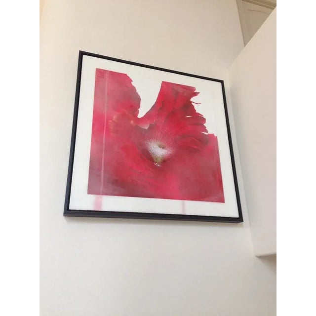 This is a spectacular encaustic wax painting by renowned artist Hiro Yokose. Superb condition. Artist: Hiro Yokose Title:...