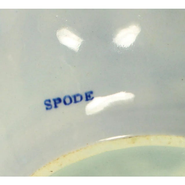 Circa 1820 Regency / Georgian Spode Pearlware Dish, Shell Shaped Chinese Flowers For Sale - Image 10 of 12