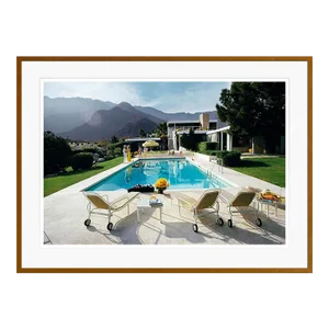 Poolside Loungers 1970 by Slim Aarons Framed C-Print