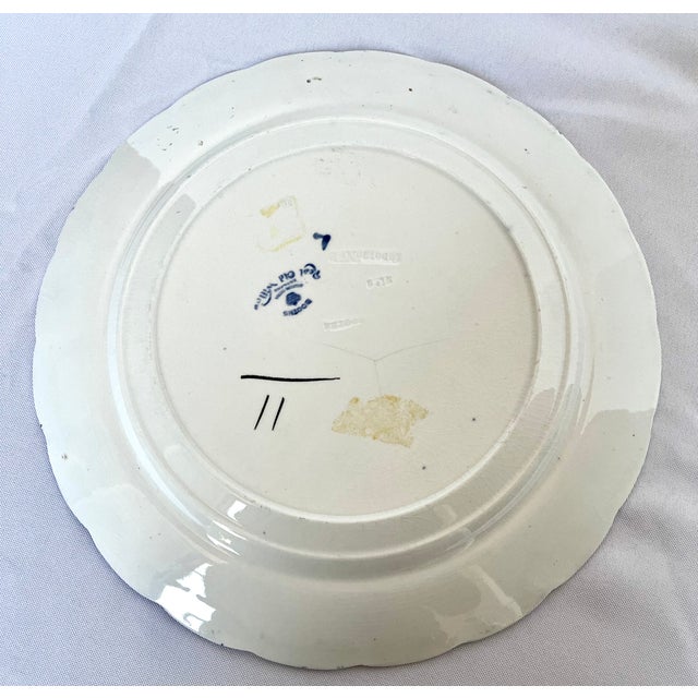 Mid 20th Century Booths England "Real Old Willow" Scalloped Dinner Plate For Sale - Image 13 of 14
