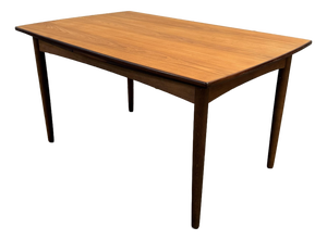 Danish Modern Teak Extendable Dining Table, 1960's