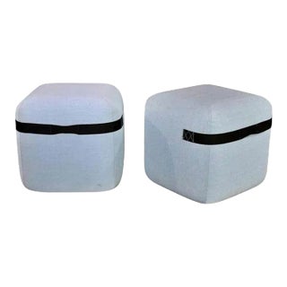 Late 20th Century Piero Lissoni Poufs - Set of 2 For Sale