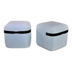 Late 20th Century Piero Lissoni Poufs - Set of 2