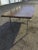 Mid-Century Modern Walnut & Steel H-Frame Dining Table Manner of George Nelson For Sale - Image 3 of 13