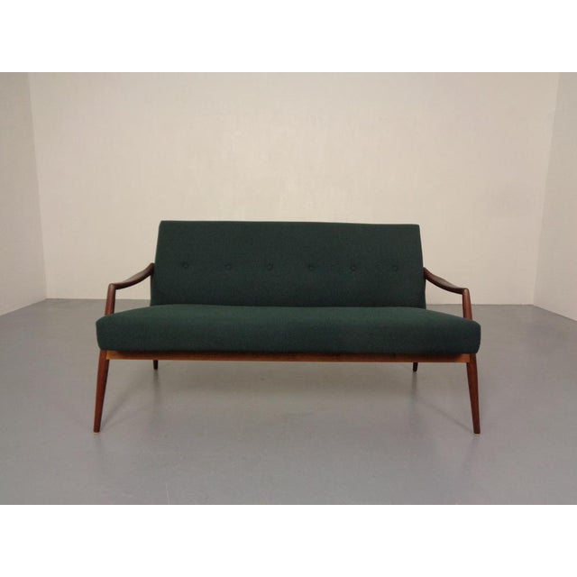 Organic Teak Sofa by Hartmut Lohmeyer for Wilkhahn, 1960s For Sale - Image 14 of 14