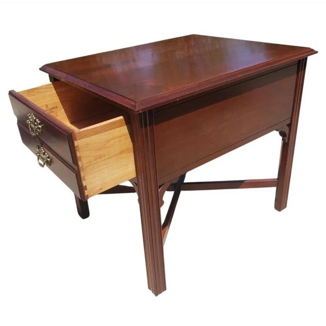 Pennsylvania House Chippendale Solid Cherry Side Table For Sale In Washington DC - Image 6 of 9