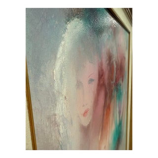 1970s Hilda Gleizer Rindom Original Oil Painting For Sale