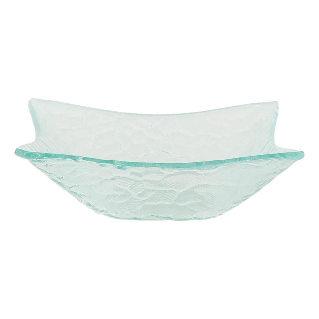 Danish Glass Bowl, Denmark, 1970s For Sale