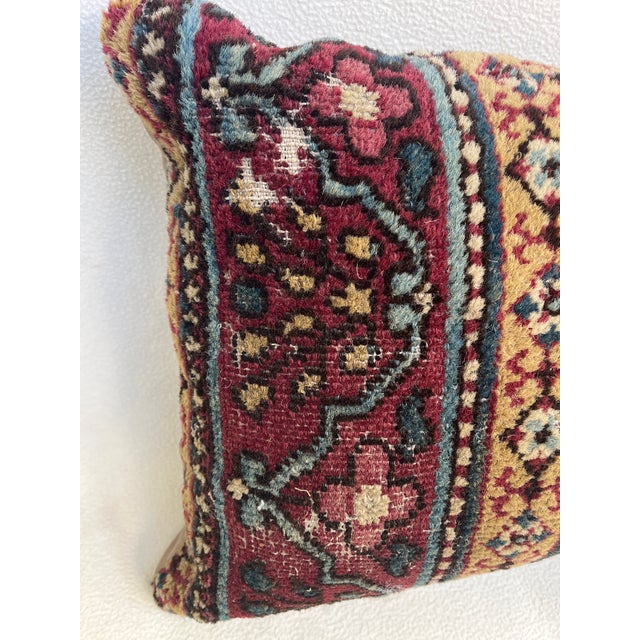 Pillow With Antique Rug For Sale - Image 4 of 7