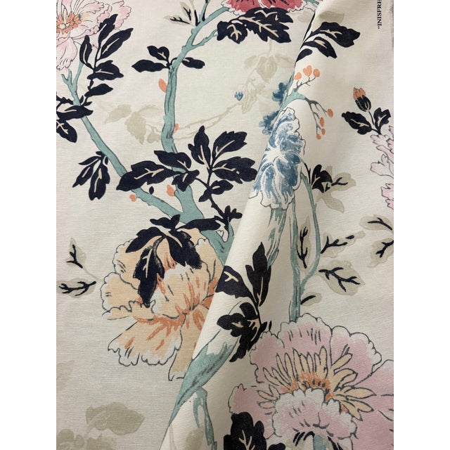 2020s Lee Jofa Inisfree Sunset Linen Fabric 4 7/8 Yards For Sale - Image 5 of 9