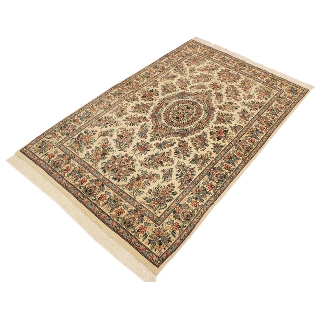 Designed with mesmerizing intricacy and gorgeous color palette, this hand-knotted masterpiece demonstrates the beauty and...