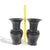 Late 20th Century Chinese Black Glazed Porcelain Dragon Vases – A Pair For Sale - Image 10 of 12