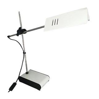 Vintage White Table Lamp by Veneta Lumi, Italy, 1970s For Sale